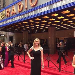 Nicki Hunter outside Radio City Music Hall