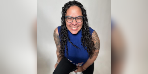 Daphnie Sicre smiling