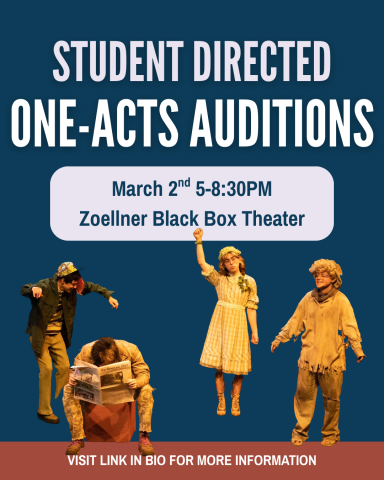 Lehigh University 10-Minute Play Festival Audition Flyer