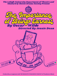 Poster for the Importance of Being Earnest production by Oscar Wilde.