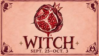 Poster for the Witch production from September 25-October3