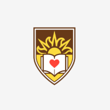 Lehigh shield on a grey background