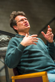 Lehigh University Theatre - Hollman lecturing