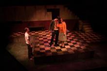 Lehigh University Theatre - The Pillowman, checkered floor