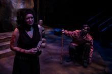 Lehigh University Theatre - Medea, woman upset