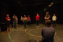 Lehigh University Theatre - Tectonic Workshop with Scott Barrow, group together