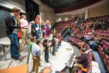 Lehigh University Theatre - Mark Hollmann Visits Lehigh, overview of people