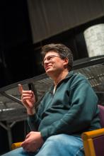 Lehigh University Theatre - Mark Hollmann Visits Lehigh, Hollman talking