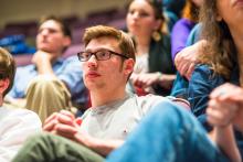 Lehigh University Theatre - Mark Hollmann Visits Lehigh, man with glasses