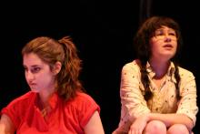 Lehigh University Theatre - Top Girls, two women looking away