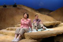 Lehigh University Theatre - Seascape, woman and man sitting