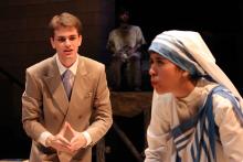 Lehigh University Theatre - The Last Days of Judas Iscariot, man in suit