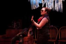 Lehigh University Theatre - The Good Body, woman with sunglasses