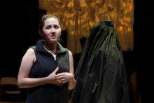 Lehigh University Theatre - The Good Body, woman in black