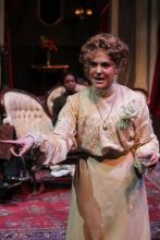 Lehigh University Theatre - The Little Foxes, woman pointing