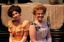 Lehigh University Theatre - The Little Foxes, two women smiling
