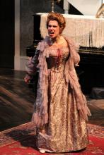 Lehigh University Theatre - The Little Foxes, woman yelling