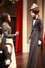 Lehigh University Theatre - The Little Foxes, woman with hat