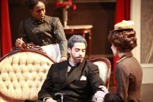 Lehigh University Theatre - The Little Foxes, man looking down