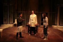Lehigh University Theatre - Wintertime, three people talking