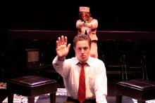 Lehigh University Theatre - House of Yes, woman and man during play